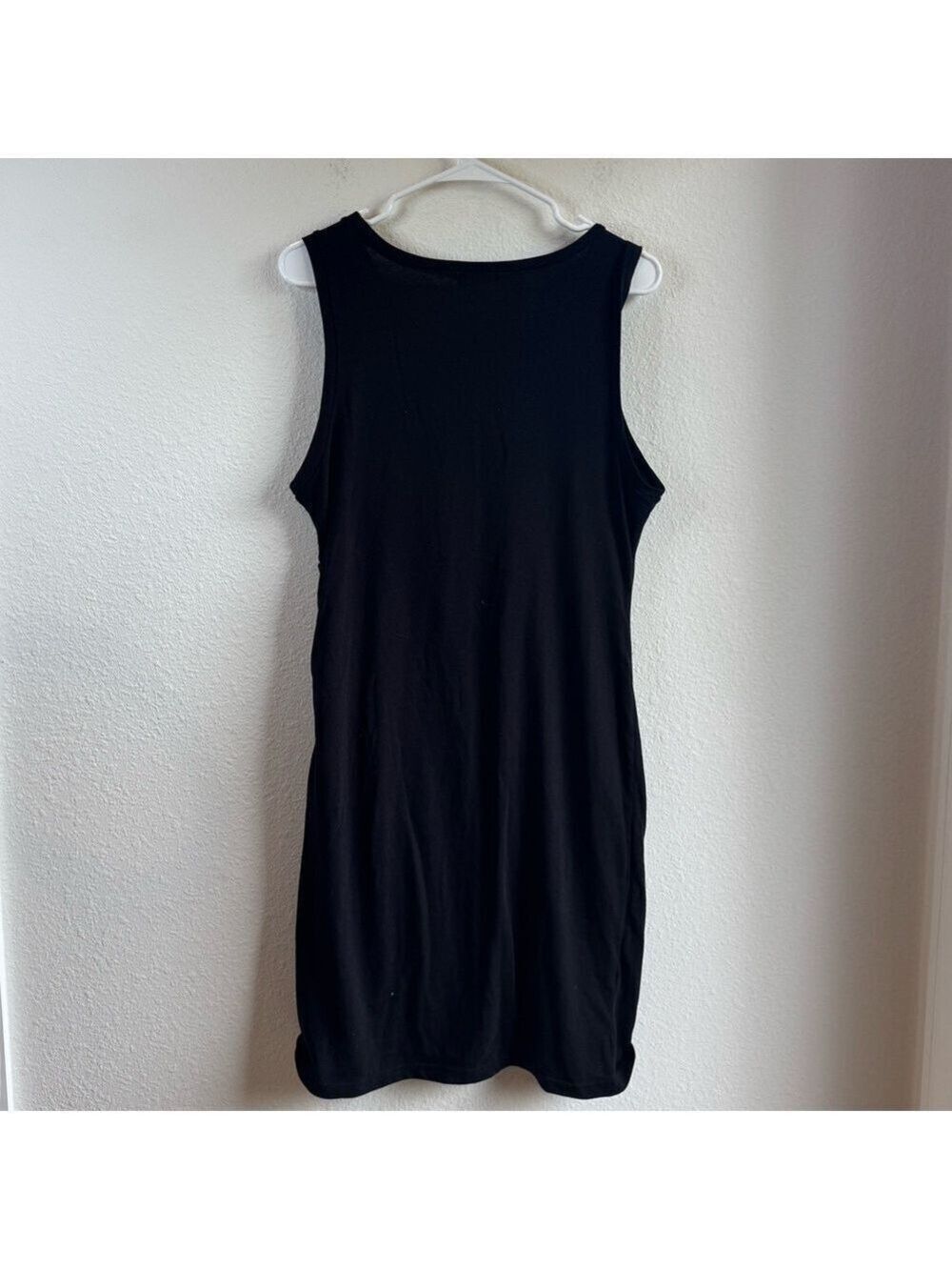 LEITH {Nordstrom} Side-Ruched Jersey Sleeveless Dress - Picture 9 of 9